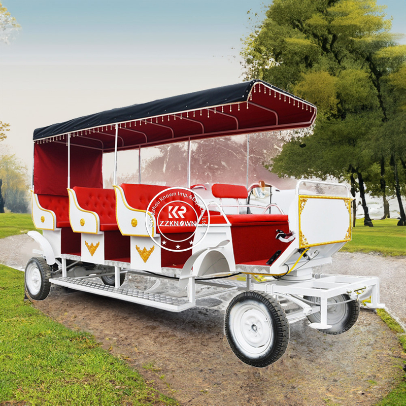 Top Quality European Style Sightseeing Carriage Royal Wedding Horse And Carriage For Tourist Area