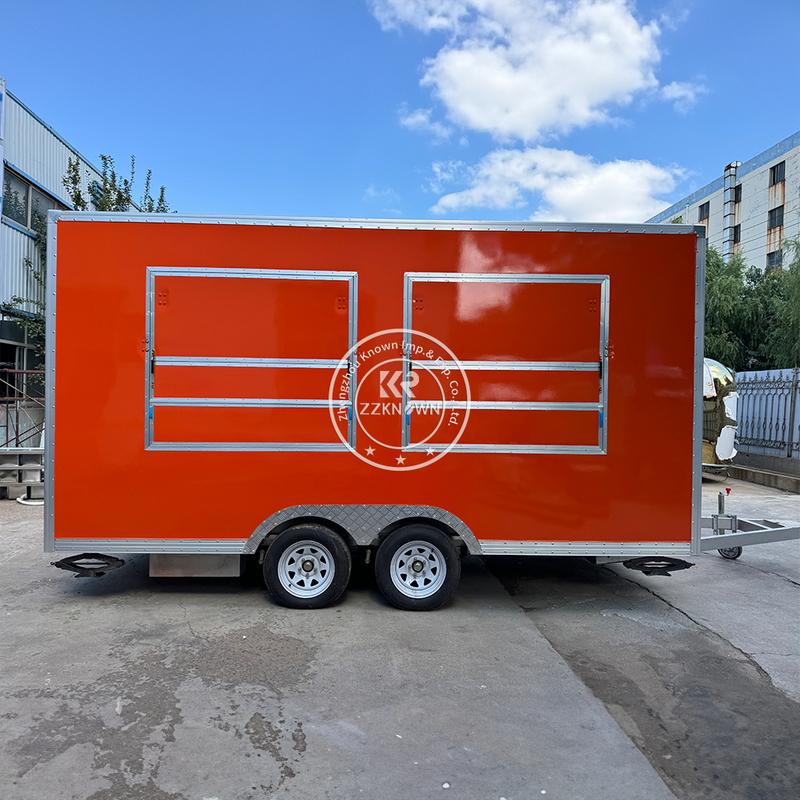 Customizable Food Truck for Catering And Events - 4.5m Model with Unique Bright Colors, Ready To Help You Stand Out in The Market!