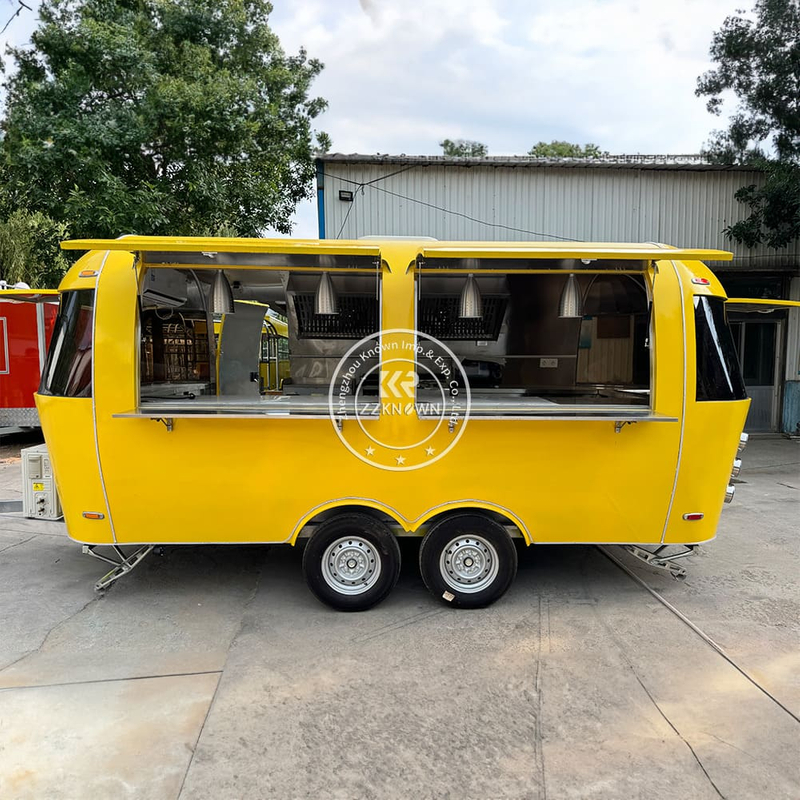 Fully catering Equipped Food Truck hot dog food cart USA Customized Food Trailer With Full restaurant Kitchen Equipments