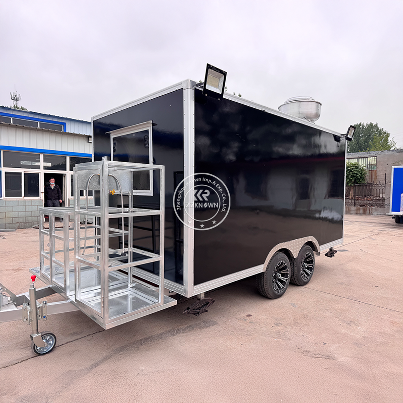 Custom 4.1m Food Trailer with Full Stainless Interior – Mobile Kitchen by ZZKNOWN