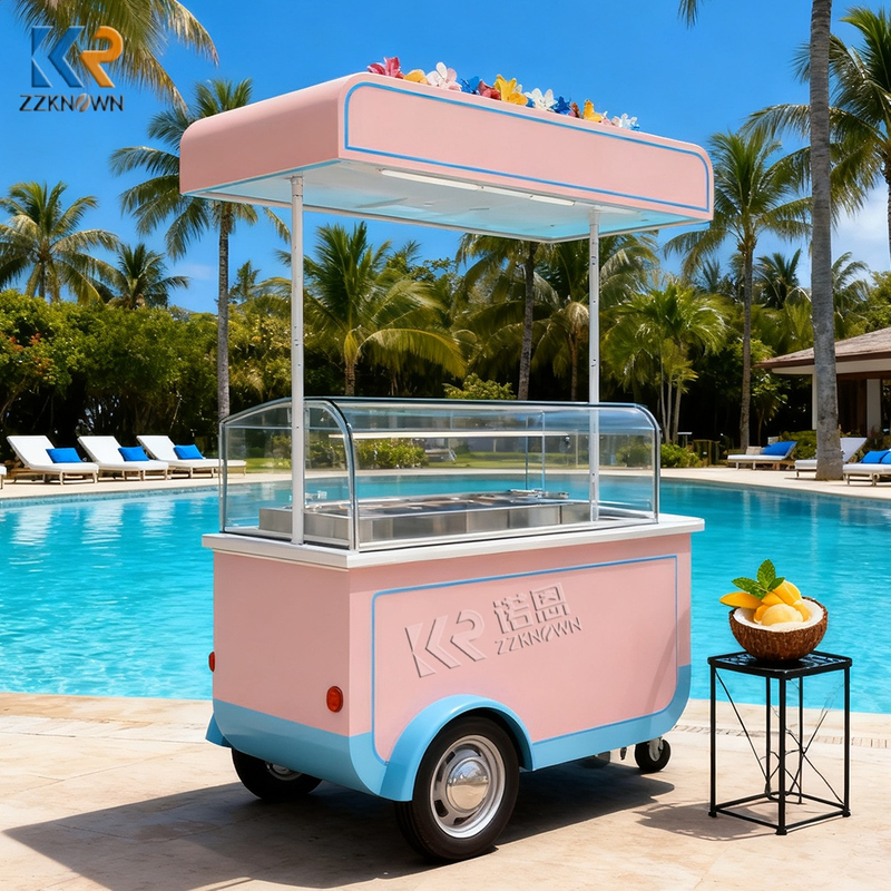 Freezer Ice Cream Cart Manufacturer | Custom Mobile Ice Cream Carts for Sale