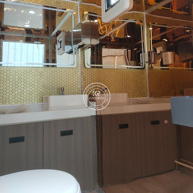 2.9m Restroom Trailer for Events & Construction | Luxury Portable Restroom for Rent or Sale