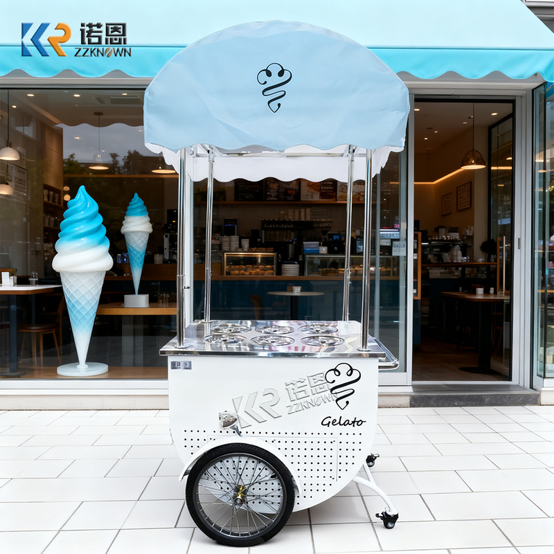 Street Vendor Cart for Sale | Custom Ice Cream Street Cart Manufacturer