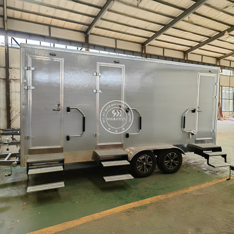 High-Capacity Portable Toilets Trailer - KN-500CS - Affordable and Durable