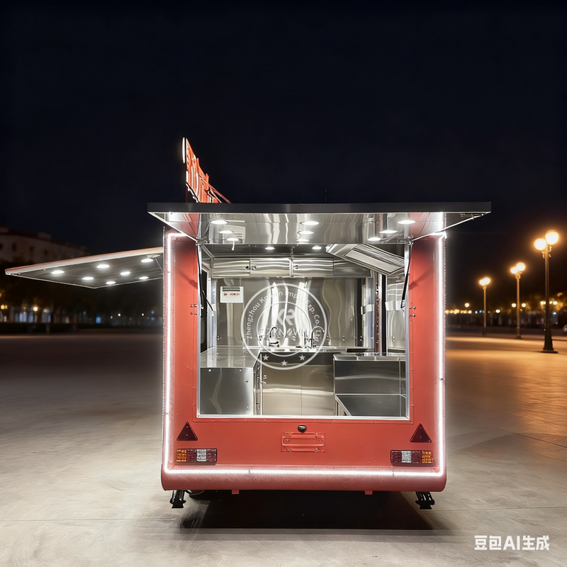 Custom Food Trailer Mobile Kitchen | DOT VIN CE Certified Manufacturer