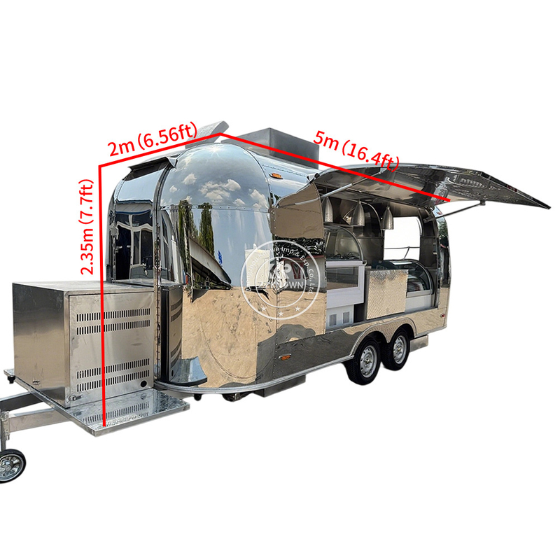 5m Ice Cream & Cake Trailer | Bakery Food Truck for Sale | China Manufacturer
