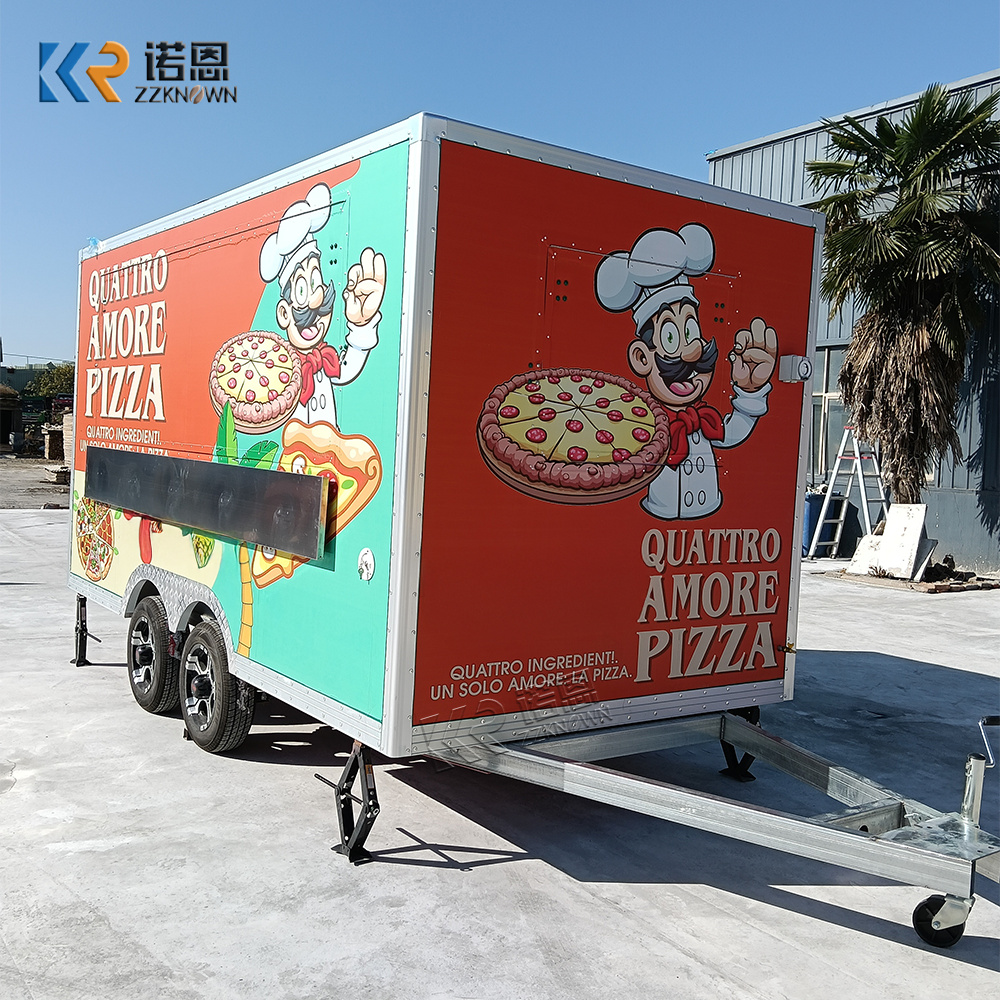 4M Commercial Pizza Food Trailer Mobile Pizza Kitchen