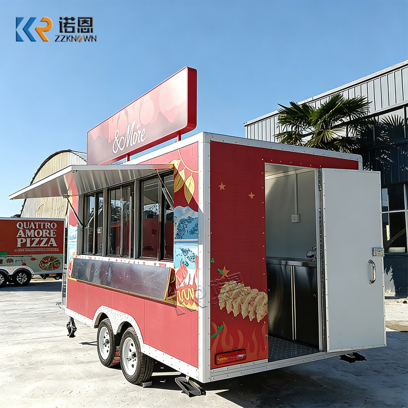 Custom Dumpling Momo Food Truck Trailer for Sale