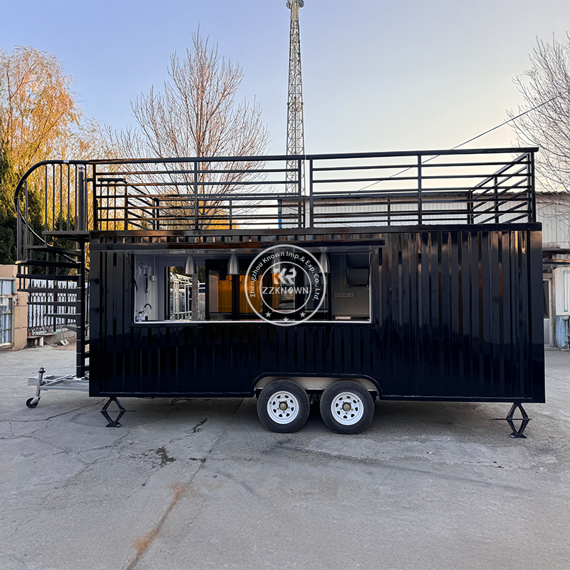 Custom Shipping Container Restaurants | ZZKNOWN Modular Food Trucks & Kitchens