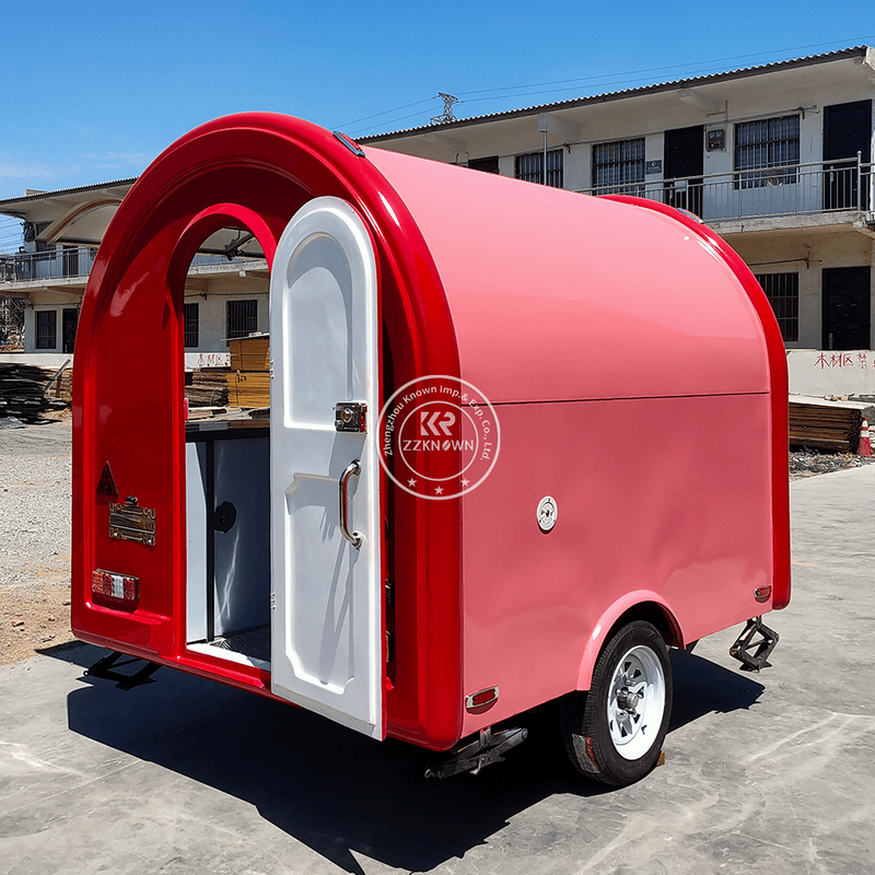 Custom KN-FR250W Snack Trailer for Sale | AU Standard Fiberglass Food Cart Manufacturer