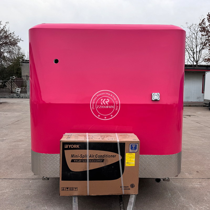 High-Visibility Custom Mobile Kitchen New Design Mobile Food Truck Trailer