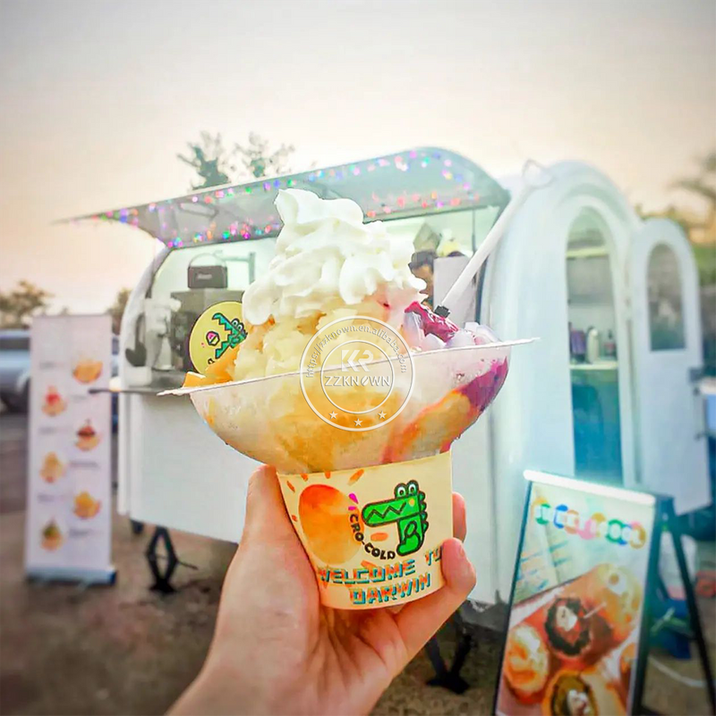 Factory Customized Australian Standards Mobile Fast Food Truck Ice Cream BBQ Beer Bar Cafe Trailer Fully Equipped Mobile Food Truck