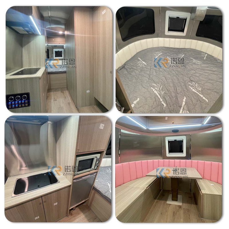 Luxury Hotel Mobile Stainless Steel High Quality Camper Trailer