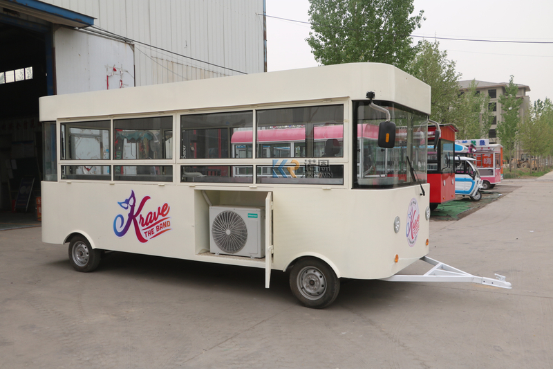 KN-JJ500 Mobile Ice Cream Snack Vending Cart Customized Food Cart BBQ Electric Food Trailer Large Food Car