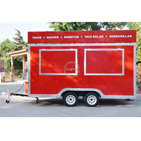 Outdoor Mobile Food Trailer Street Mobile Food Cart China Factory Mobile Food Truck For Sale