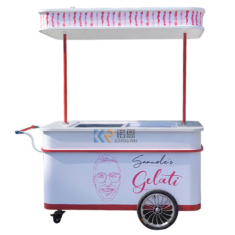 Italian Ice Cream Cart Coffee Shop Kiosk Mobile Food Trucks Trailer For Sale In Philippines