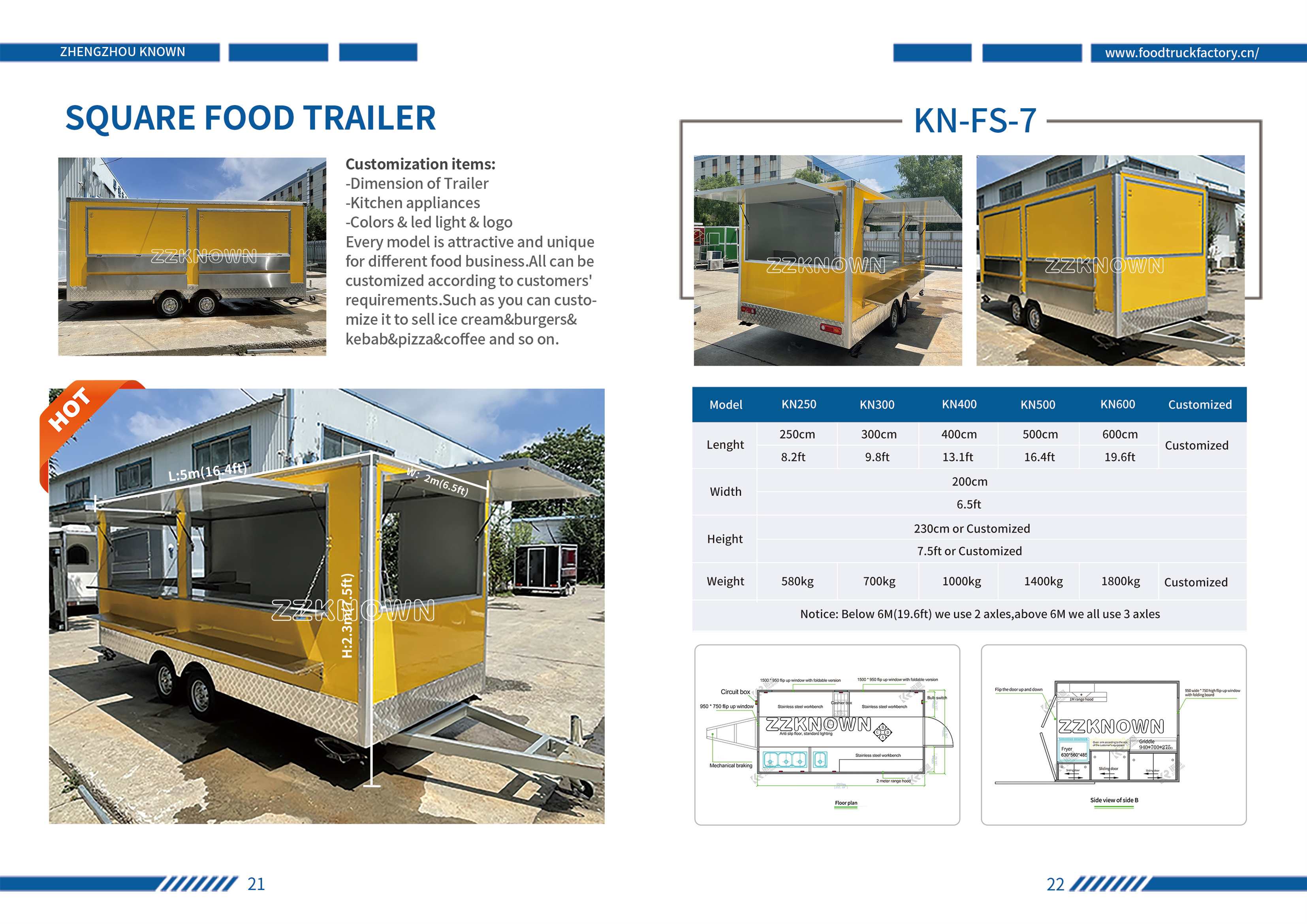 food truck trailer