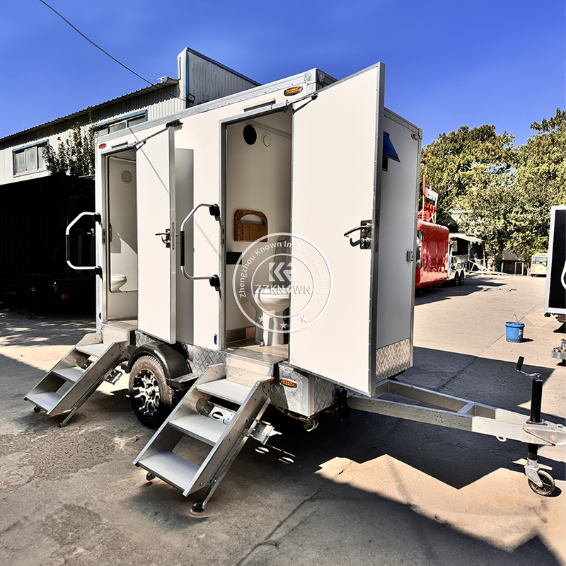 KN-290CS Premium 2.9m Toilet Trailers for Sale – Durable & Hygienic Portable Restroom Solutions