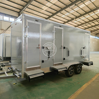 High-Capacity Portable Toilets Trailer - KN-500CS - Affordable and Durable