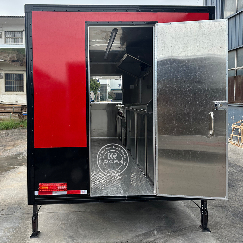 Mobile Burger Trailer | Custom Grill & Fryer Setup
