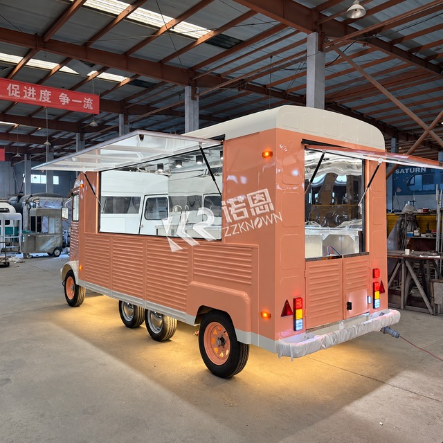 5.8M Citroen Style Food Trailer with 3M Service Window | KN-CT500-H01