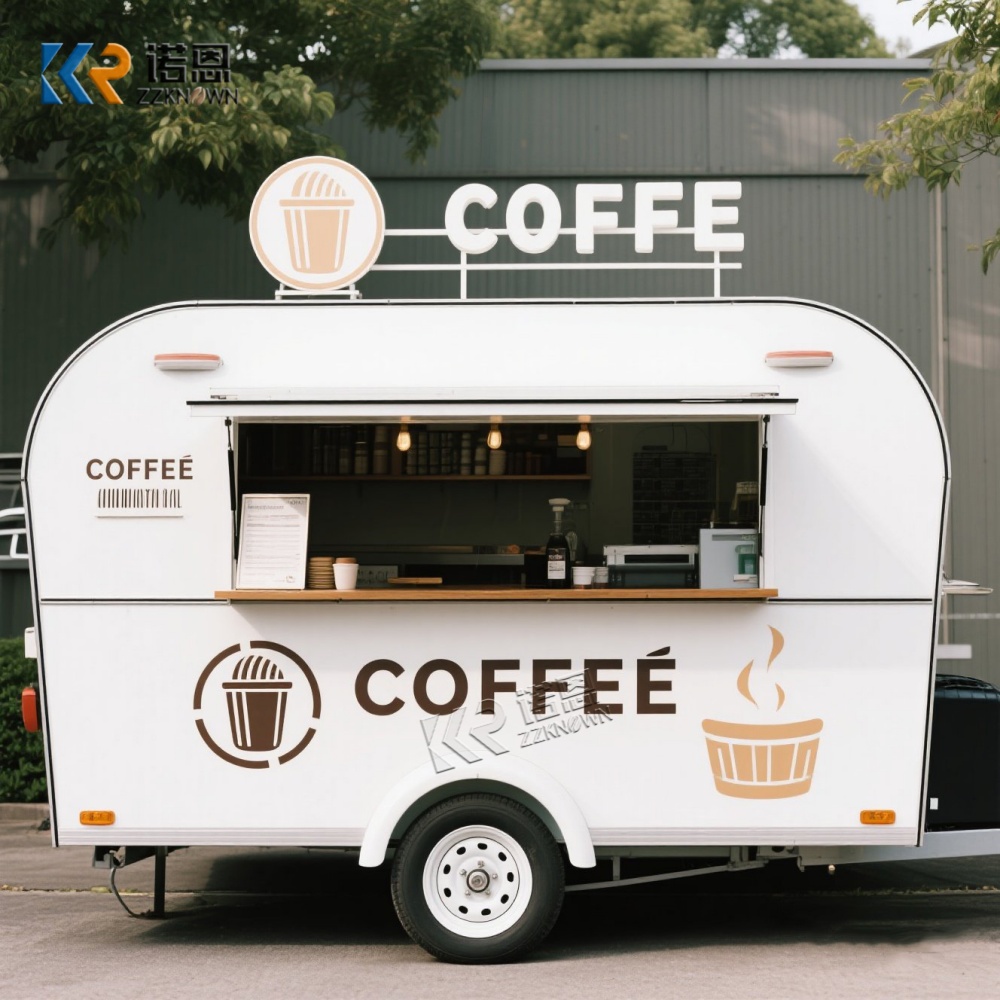3 meters coffee trailer