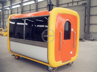 Popular KN-TA 220 Hand Push Food Cart Fast Food Van Mobile Food Kiosk