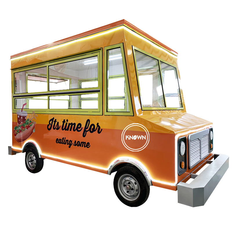 Wholesale Price Cater Ice Cream Mobile Food Trucks For Sale Europe Used Fast Food Truck Trailer Food Cart