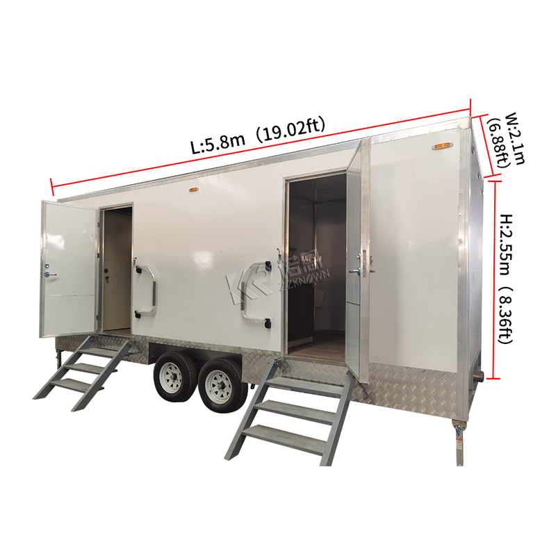 KN-580CS Vip Mobile Toilet Trailer Luxury Portable Toilets Portable Restrooms Trailer And Shower Trailer Houses Toilet