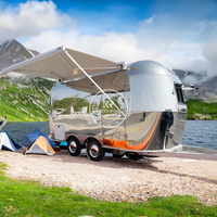 Luxury Hotel Mobile Stainless Steel High Quality Camper Trailer