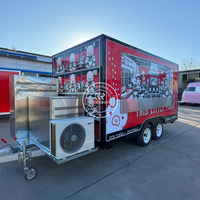 Custom Multifunctional Deep Fryer Food Trailer Pizza Fast Food Truck Ice Cream Fast Food lunch trucks for sale