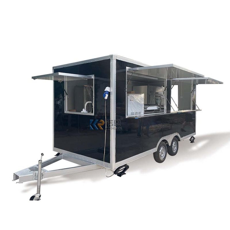 KN-FK-400S Australian Standard Food Trailer Food Cart Cooking Trailer Kiosk Food Concession Trailers