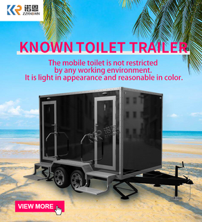 Portable Luxury Restroom Toilet Trailer Kitchen Sewage 110v Moveable Toilet And Shower Trailer House On Wheels 