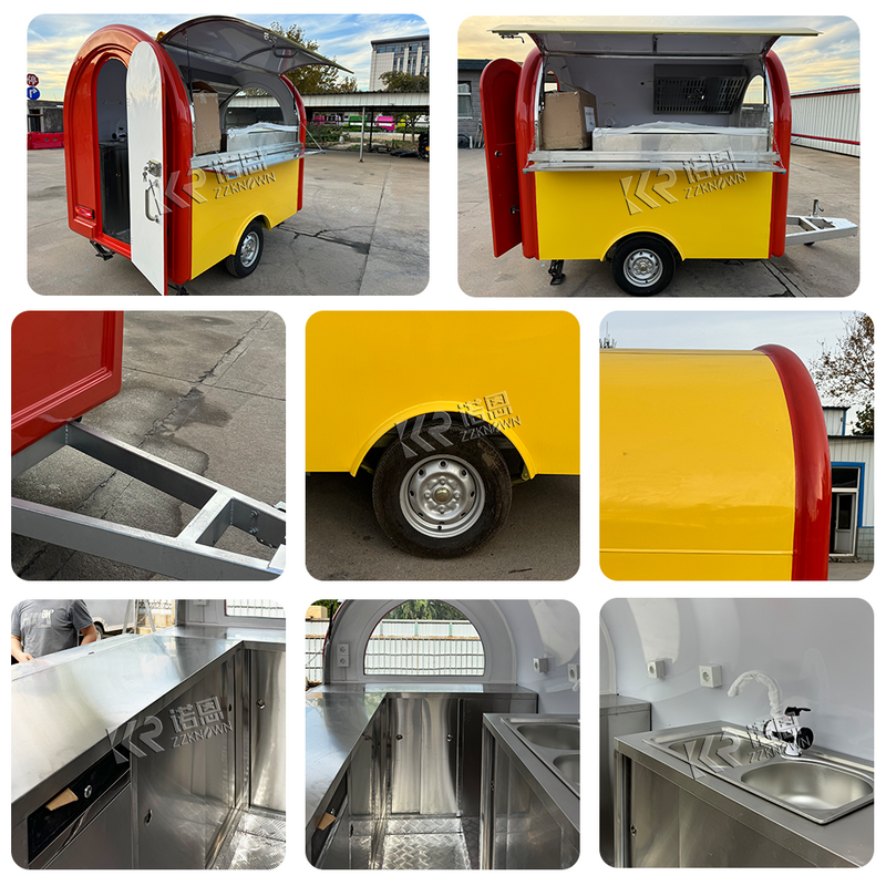 Mobile Sweet Treats Ice Cream Concession Trailer Mailbox Food Truck