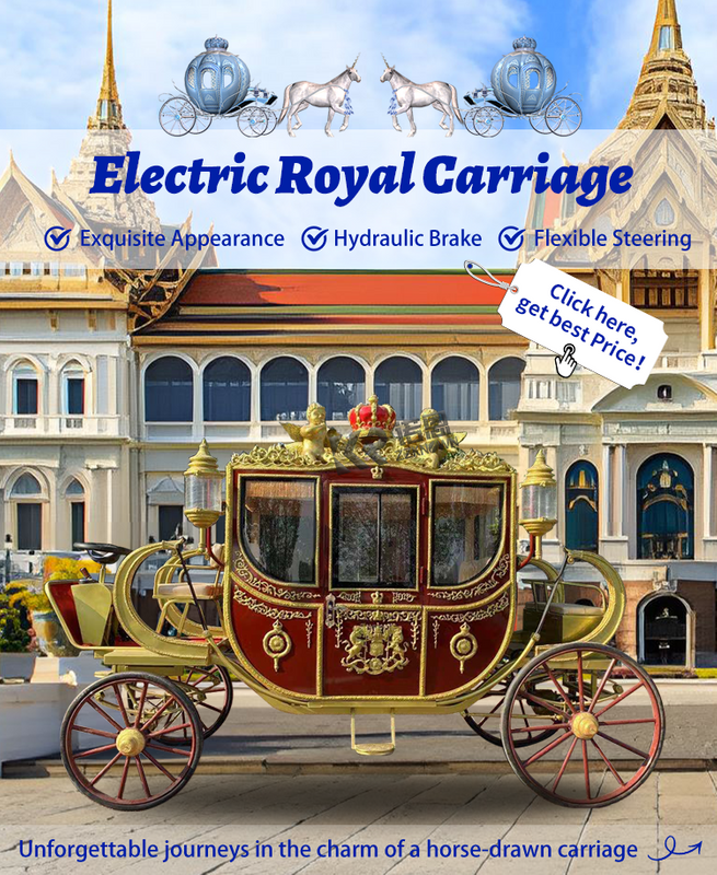 OEM Electric Horseless Carriage Royal Horse Carriage Manufacturer Wedding Wagon For Sale Retro Style Horse-drawn Carriage Manufacturer