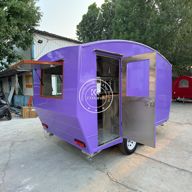 13ft Customized Catering Van with Cooking Equipment Commercial food Truck trailer mobile dining car food trailers