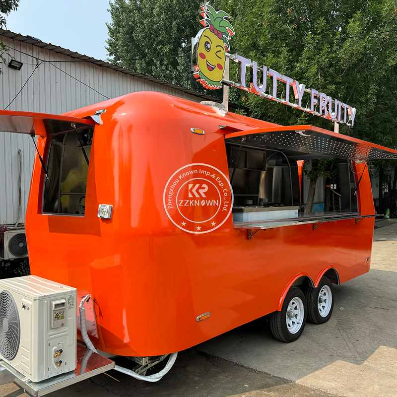 16.4 Commercial Food Van Concession Street Mobile Food Truck Cart Fast Food Trailer for Sale Usa Europe Australia