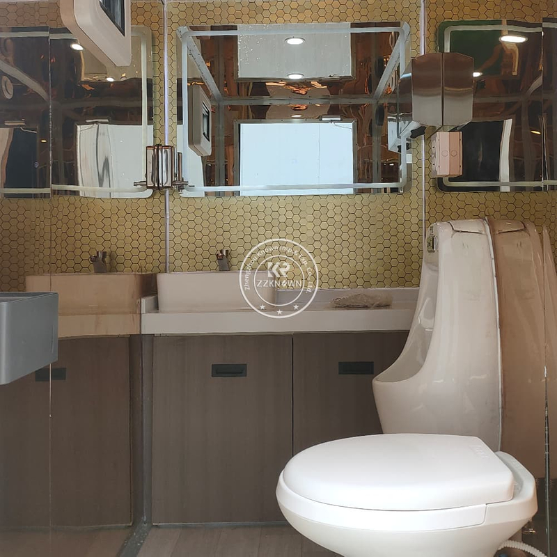2.9m Restroom Trailer for Events & Construction | Luxury Portable Restroom for Rent or Sale