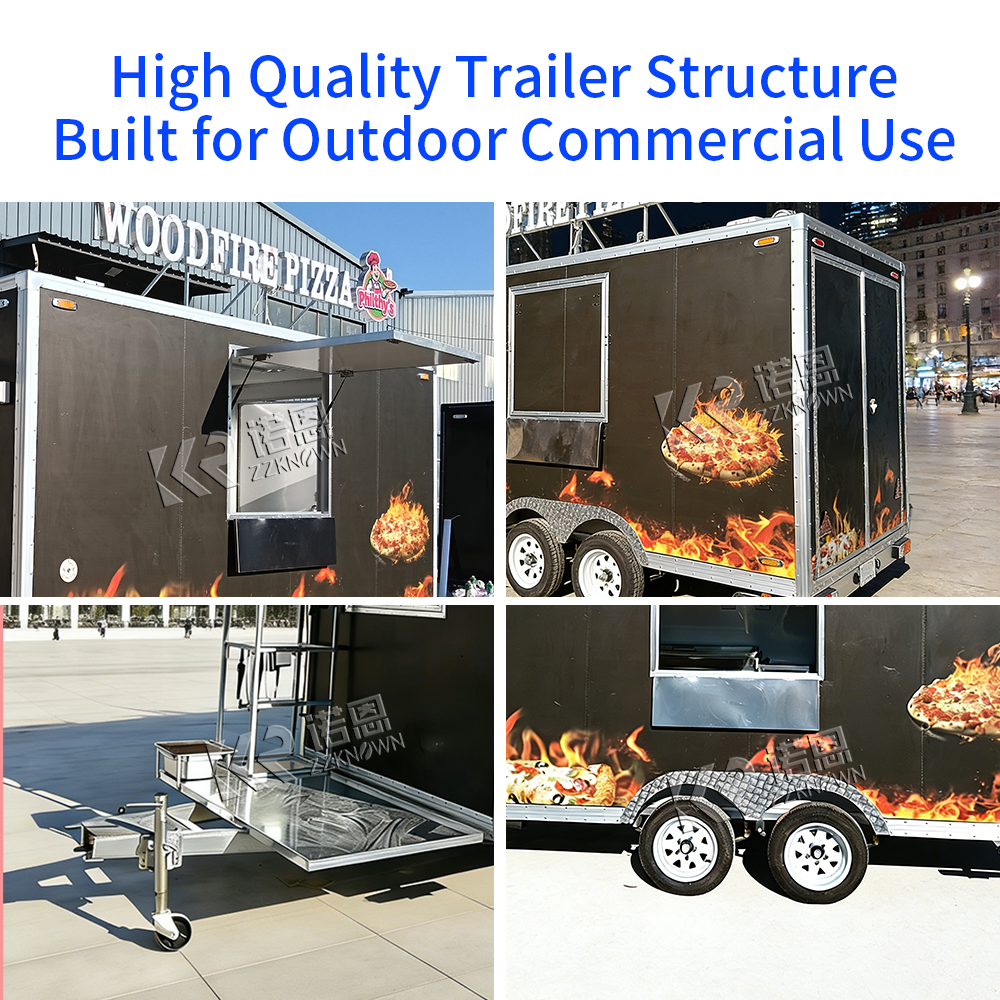 4M Australia Standard Pizza Trailer – Custom Mobile Pizza Food Trailer for Street & Event Business