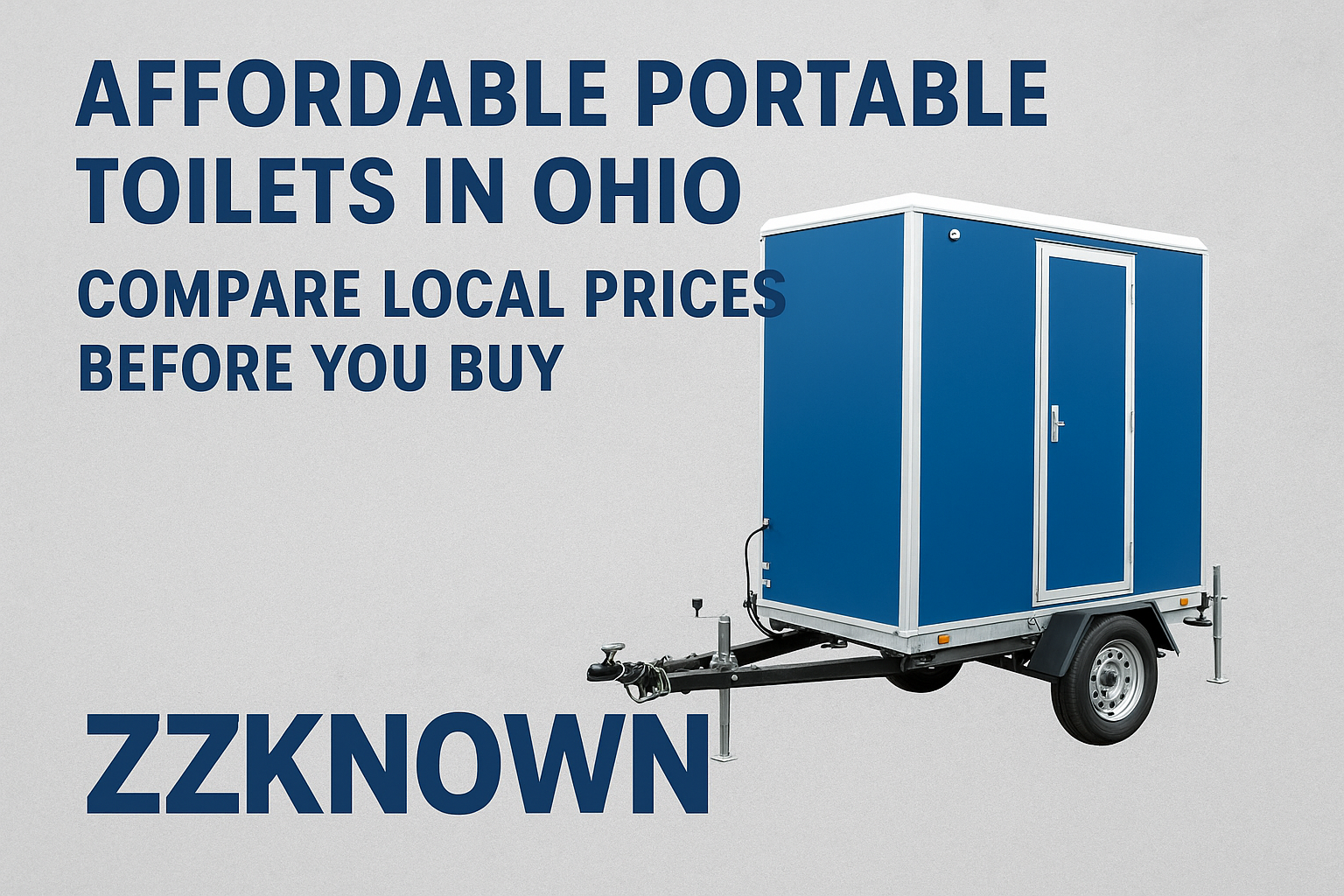 Affordable Portable Toilets in Ohio – Compare Local Prices Before You Buy