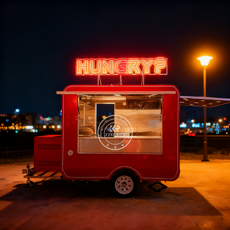Custom Food Trailer Mobile Kitchen | DOT VIN CE Certified Manufacturer