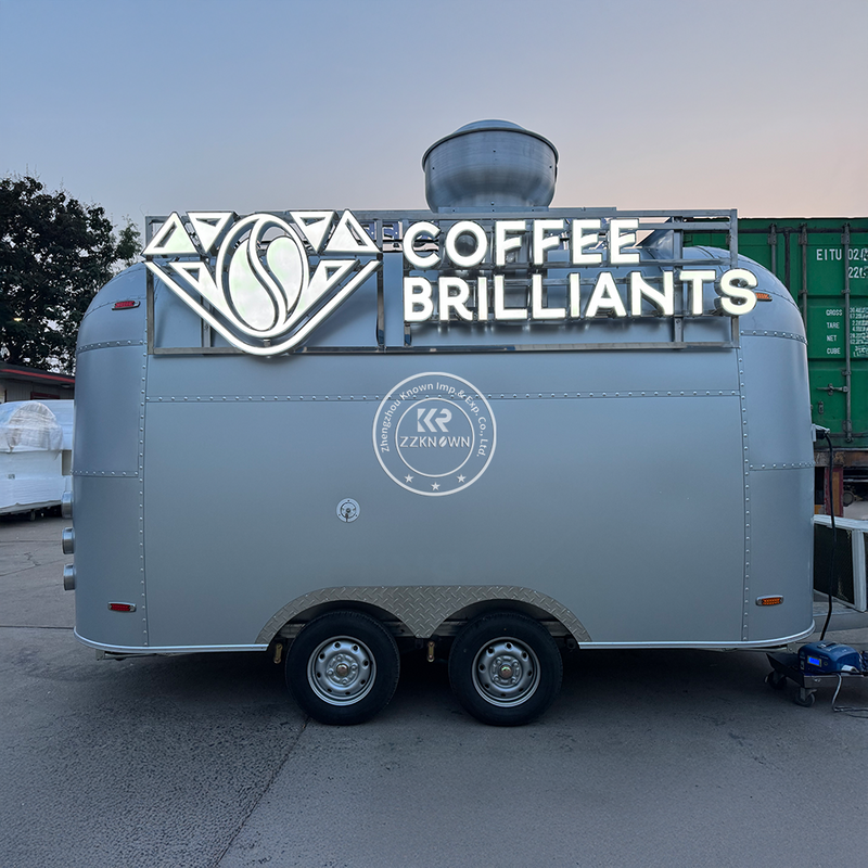 110V Aluminum Food Trailer with Canopy and Sink – U.S. Ready Mobile Unit