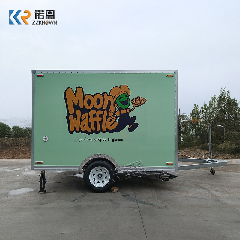 ​Commercial Fiberglass Waffle Truck for Sale | Custom Mobile Waffle Food Truck (EU Standard)