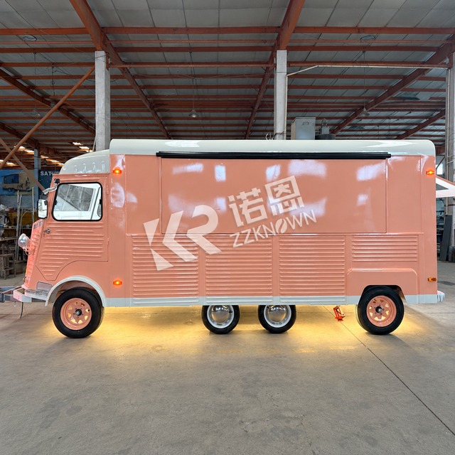 5.8M Citroen Style Food Trailer with 3M Service Window | KN-CT500-H01
