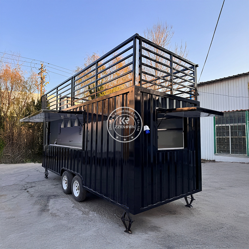 Custom Shipping Container Restaurants | ZZKNOWN Modular Food Trucks & Kitchens