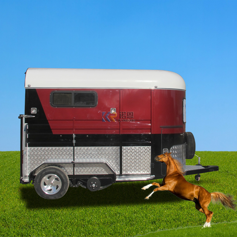 2HSL-D Two Horse Straight Load Deluxe Best Price 2 Horse Trailer Float with Living Area Ready For Sale