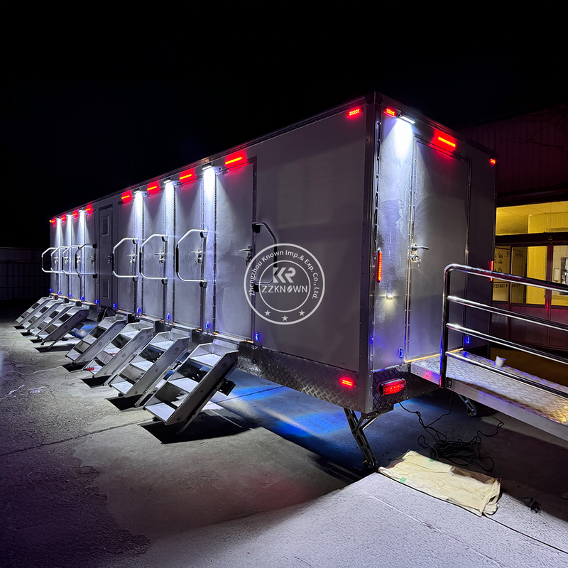 Restroom Shower Trailers ADA Compliant Handicap Accessible Shower Restroom Combo Trailers For Sale