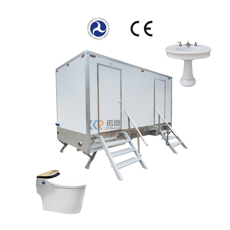 Custom Cheap Price Luxury Portable Bathroom Mobile Restroom Trailers Shower Toilet Trailer 