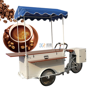Mobile Coffee Bike Electric Tricycle for Coffee Sale 3 Wheel Bike for Business
