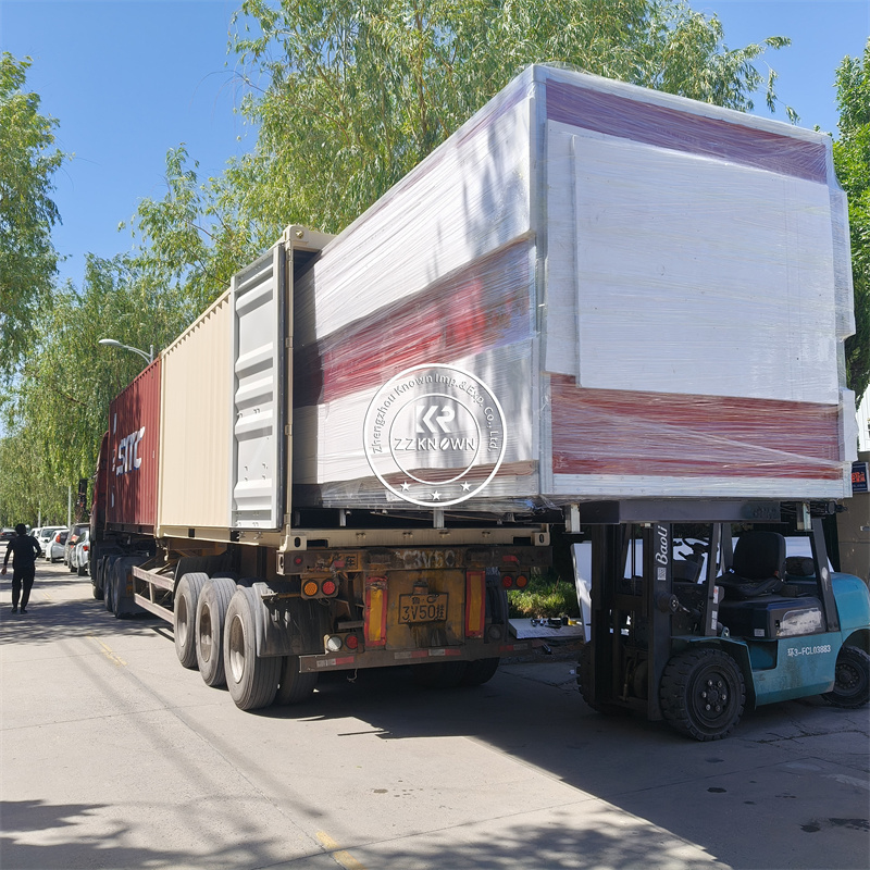 The shipping process for food trailers at ZZKNOWN involves several key steps